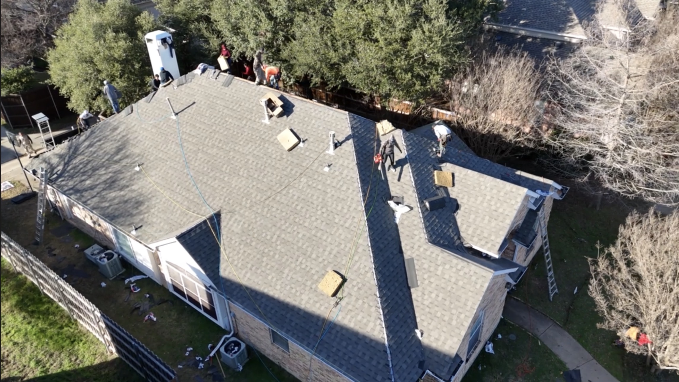 Finished Shingle Layer
